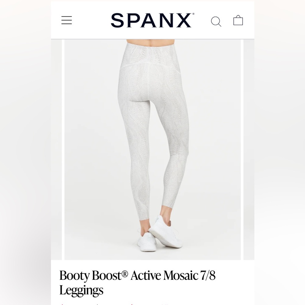 NWT - Booty Boost® Active Mosaic 7/8 Leggings - Size 1X